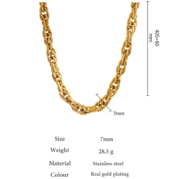 💛Gold plated chain necklace - Picture 3 of 5